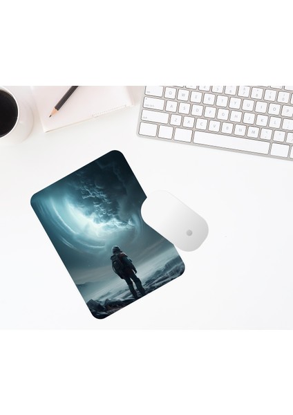 Baskı Tech Uzay Astronot Baskılı Mouse Pad