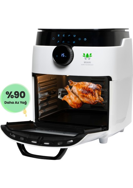Akıllı Airfryer 12 L Yağsız Hava Fritözü Tek Hazneli Çıkarılabilir Kapak Enerji Tasarrufu modelleri