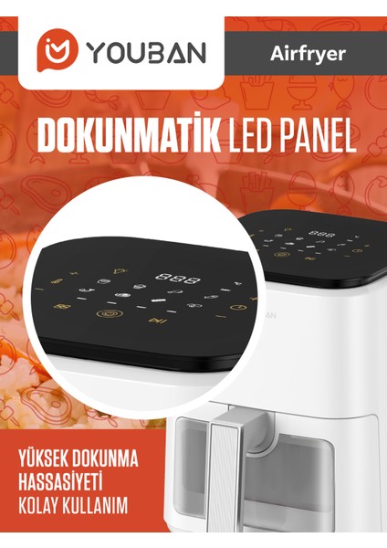Xiaomi Air Fryer 3.5l Camlı Beyaz Fritöz modelleri