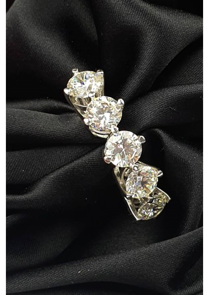 SKY DIAMOND gümüş beş taş yüzük modelleri