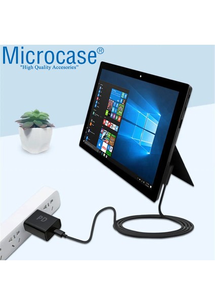 Surface Pro 1-2 Uyumlu Type-C Pd Manyetik Şarj Kablosu 150 cm - AL4144