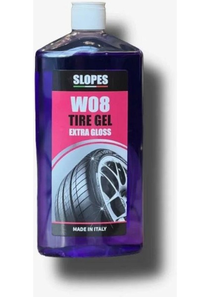 W08 Tyre Gel Lastik Parlatıcı Jel 500ML.