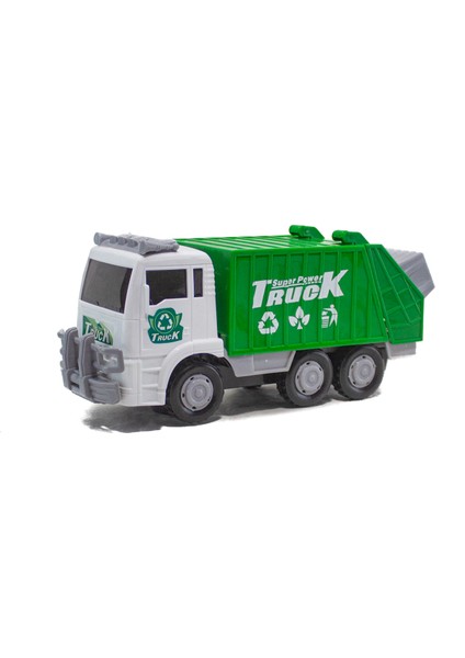 Oyuncak Çöp Kamyonu Sevimli Çöp Kamyonu Işıklı Sesli 32 cm