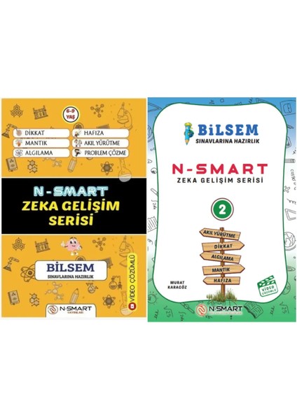 Bilsem Sınavlarına Hazırlık Zeka Gelişim Serisi 2 Kitap Set - Murat Karagöz