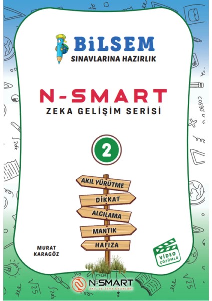 Bilsem Sınavlarına Hazırlık Zeka Gelişim Serisi 2 Kitap Set - Murat Karagöz modelleri