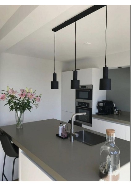Mylights Rustik Sarkıt Avize Masa Üstü Sarkıt Üçlü Avize 100CM