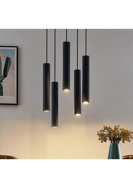 Mylights Panasanıc Ampullü Beşli LED Avize Gu 10 Duylu LED Ampul Günışığı Ürün Içınde Cıkmaktadır
