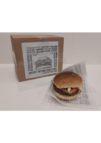 Hamburger Kese Kağıdı 15,5X15,5 1.000 Adet