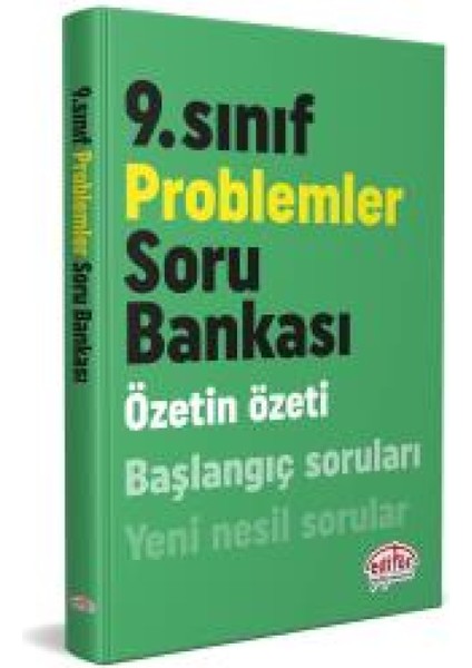 Editör Yayınları 9. Sınıf Problemler Soru Bankası Özetin Özeti