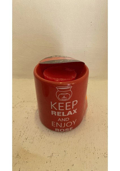 Buhardanlık Set Buhurdanlık Keep Relax Kırmızı