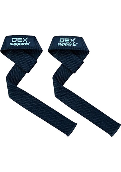 Ağırlık Kaldırma Kayışı Fitness Crossfit ( Lifting Straps ) 2'li Paket Siyah