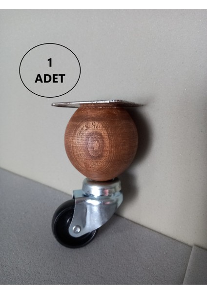 15 cm Ahşap Tekerlekli Sihirli Masa Ayağı, Akıllı Masa Ayağı, Akıllı Sehpa Ayağı, Sihirli Sehpa Ayağı