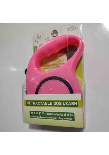 Otomatik Uzayan Köpek Gezdirme Tasması 5 Metre