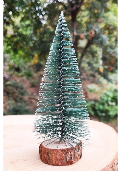 Mini Yılbaşı Noel Çam Ağacı Masa Üstü Süs Çam Ağacı 15 cm