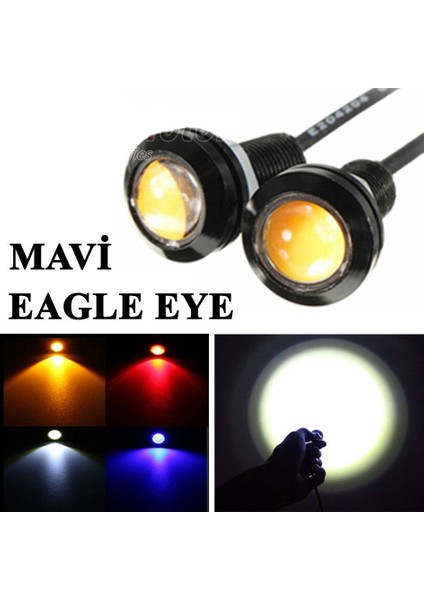 Kartal Gözü Eagle Eye Mini LED Aydınlatma Seti Mavi Renk