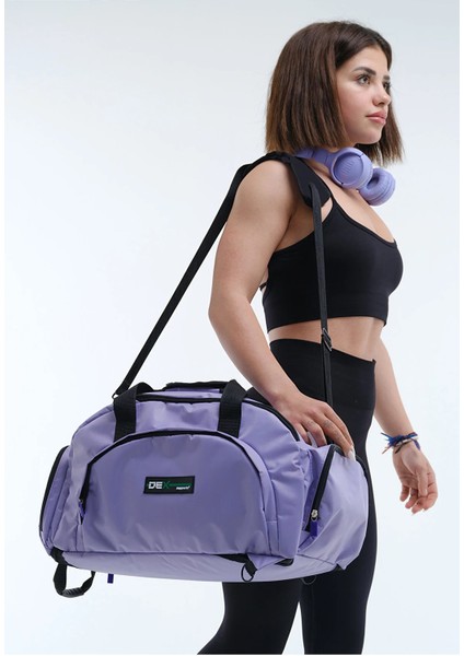 Dex Supports Spor Çanta Lila Renk Gym Holdall Gym Bags