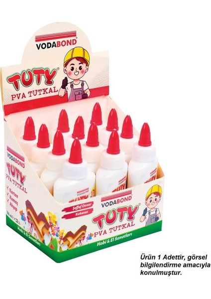 Tuty Pva Karton-Ahşap-Kumaş Tutkalı Şeffaf 100 Ml. fiyatları