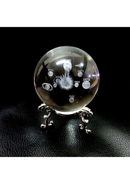 Dekoratif Metal Ayaklı Uzay 3D Cam Küre 6cm fiyatları