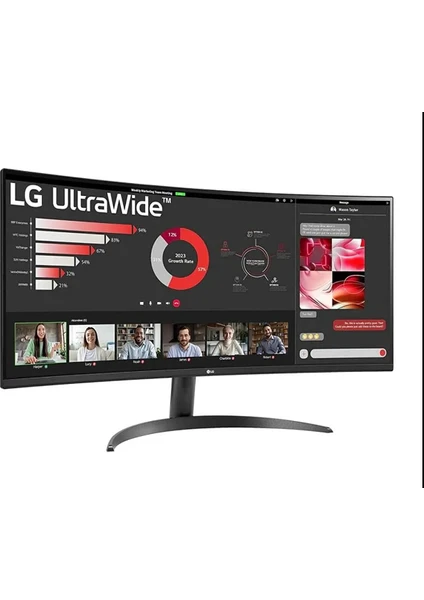 Lg 34" Ultrawıde 5ms 100Hz Curved Freesync Monitör 34WR50QC-B