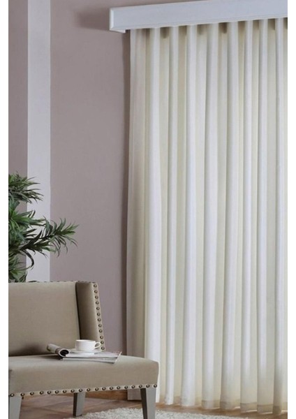 Saten Güneşlik Ekru Birinci Kalite Pilesiz Düz Dikim fiyatları