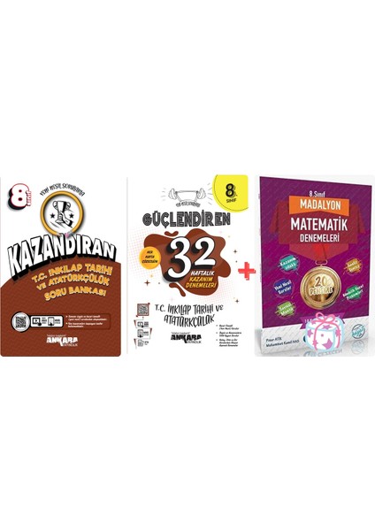 Yeni Müfredat 8.Sınıf LGS T.C. Inkılap Tarihi Nesil Sorularla Kazandıran +32 Hafta Denemeler