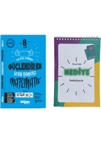 Yeni Müfredat 2024 8.Sınıf Matematik Güçlendiren Soru Bankası Nesil