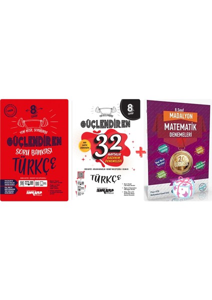 Yeni Müfredat 8.Sınıf LGS Türkçe Nesil Sorularla Güçlendiren Soru + 32 Hafta Kazanım Deneme