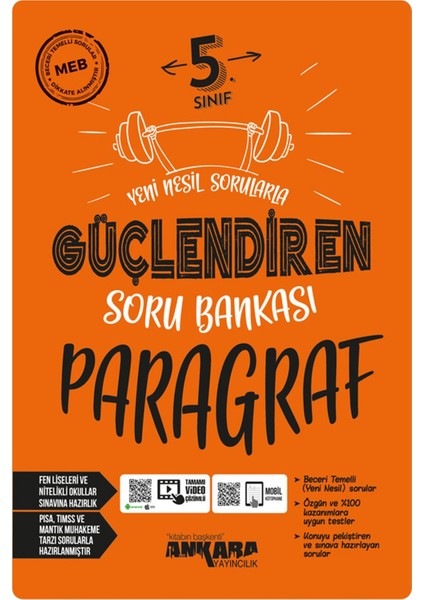 Yeni Müfredat 5.Sınıf Paragraf Nesil Sorularla Güçlendiren Soru Bankası