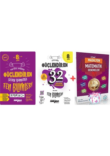 Yeni Müfredat 8.Sınıf LGS Fen Bilimleri Nesil Sorularla Güçlendiren +32 Hafta Kazanım Deneme
