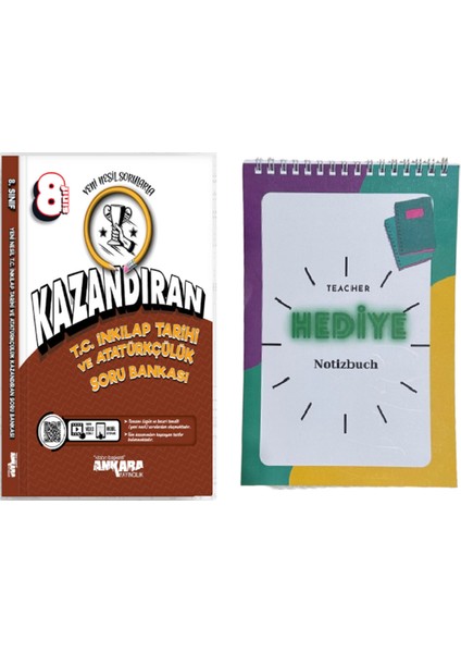 Yeni Müfredat 2024 8.Sınıf Inkılap Tarihi ve Atatürkçülük Kazandıran Soru Bankası Nesil