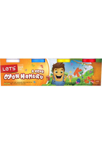 Lets 4 Renk Oyun Hamuru 224 Gram fiyatları
