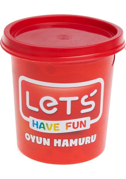 Lets Tek Renk Oyun Hamuru Kırmızı 150 Gram