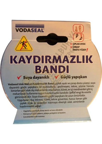 Iç Mekan Kaydırmazlık Bandı Şeffaf - 36 mm x 2.5 Mt. modelleri