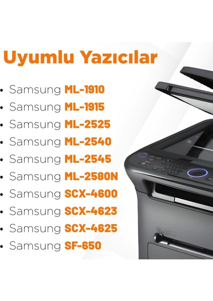 Samsung SCX-4625N Muadil Toner 2'li Avantaj Paket / MLT-D105L / SCX4625N fiyatları