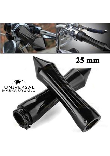 Chopper Cruiser Krom Elcik Seti 25 mm Siyah