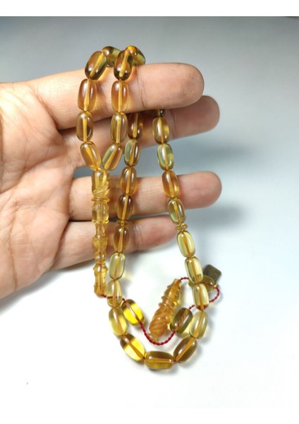 Iskeçeli Cemil Usta Işi Imzalı Sıkma Kehribar 3626 fırsatları