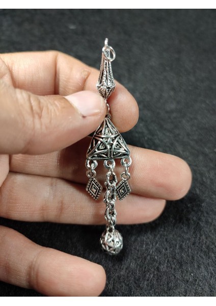 Alman Gümüş Tesbih Püskülü