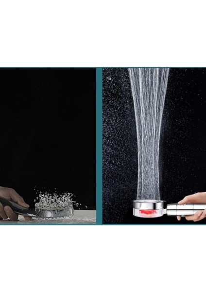 Pervaneli Yüksek Basınçlı Metalik Duş Başlığı fiyatları