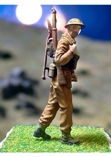 1001 Fırça Tamiya British Infantry On Patrol-2 1/35 Ölçekli Maket