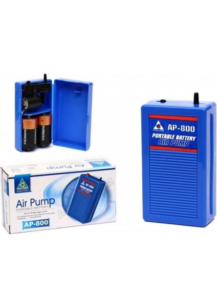 AP-800 Akvaryum Pilli Hava Motoru