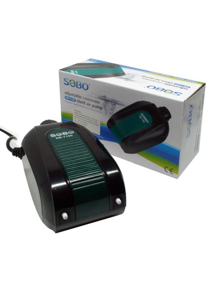Çift Çıkışlı Akvaryum Hava Motoru SB-1106 5.8W 2x4.5lt/dk