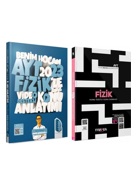 Benim Hocam Ayt Fizik Konu ve Marka Fizik Soru Bankası Seti 2 Kitap