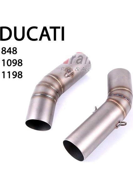 Ducati 848/1098/1198 Egzoz Bağlantı Ara Borusu