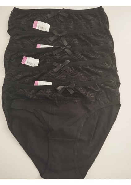 Elit Zulu 2704 Önü Dantelli Bayan Bikini 6 Lı