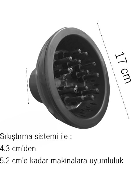 Profesyonel Vigo Fön Için Difüzör Başlık