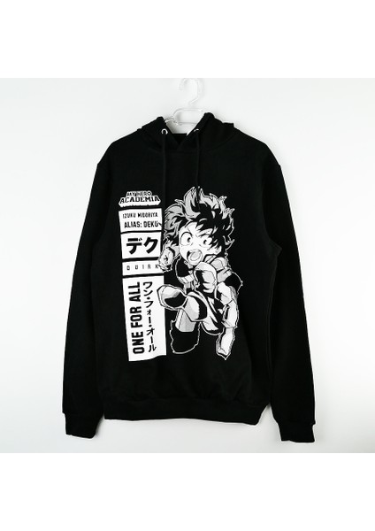 My Hero Academia Kapşonlu Sweatshirt