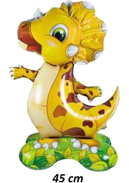 Ayaklı Dinazor Folyo Balon Dik Durabilen Masa Üstü Boy Dinozor 45CM