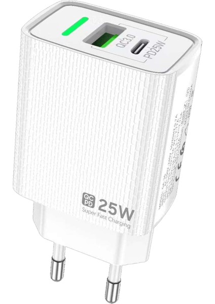 Galaxy S6 Edge Şarj Aleti 3.0 Qualcomm Hızlı Şarj PD25W