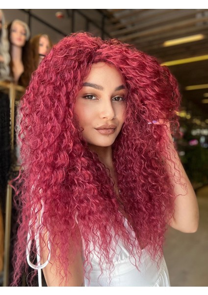 Afro Peruk Aşk Kızılı