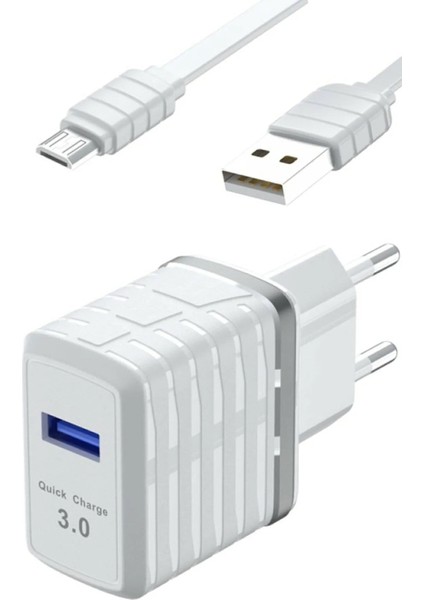 Galaxy S6 Şarj Aleti Micro USB Qualcomm Hızlı Şarj